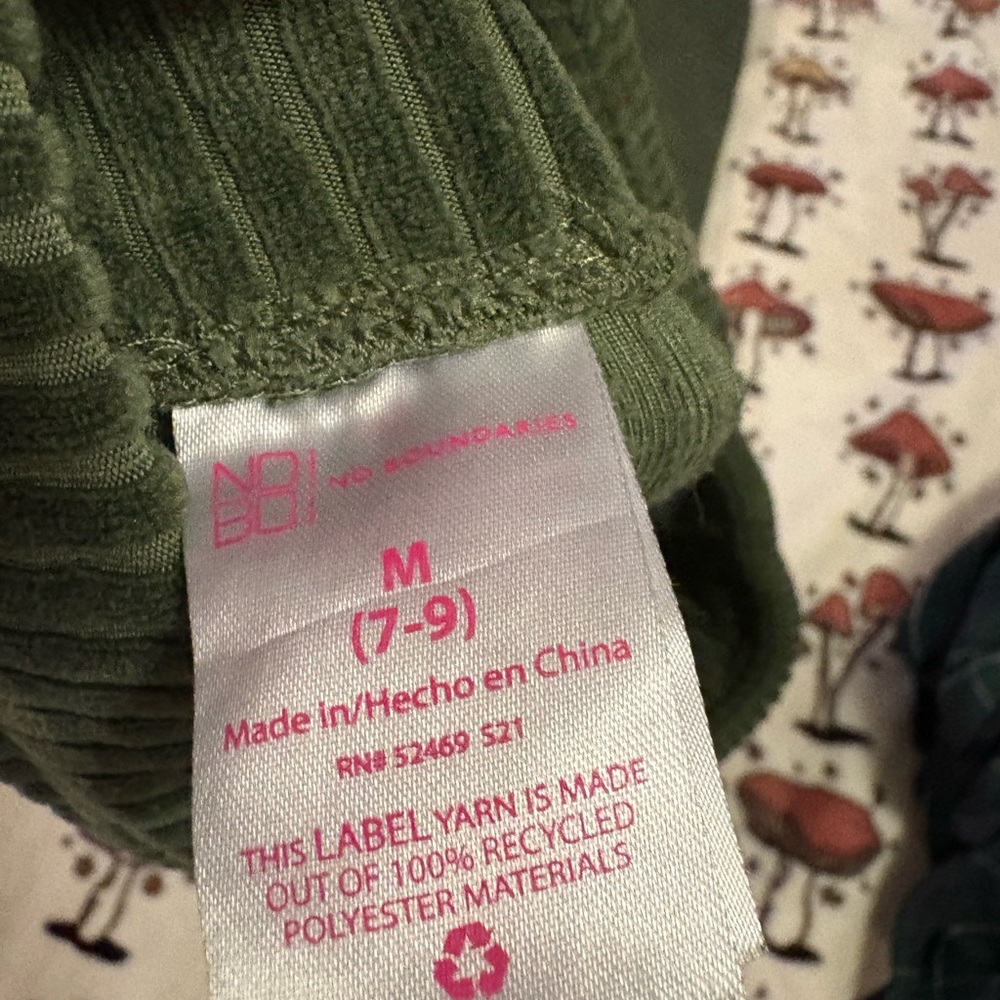 Bundle of 2 No Boundaries Women’s Flared Leggings - Green and Brown Size Medium - Picture 4 of 9